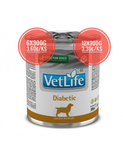 Farmina Vet Life dog diabetic konzerva