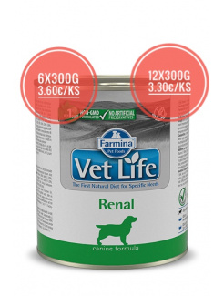 Farmina Vet Life dog Renal konzerva 