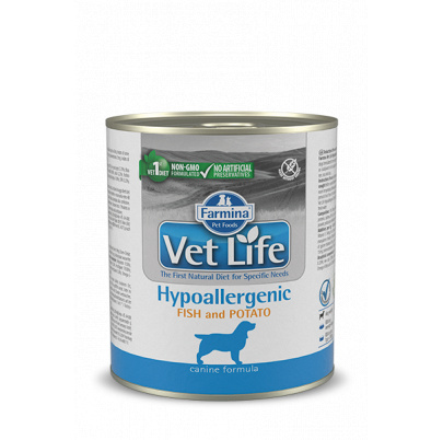 Farmina Vet Life dog Hypoallergenic Fish & Potato konzerva 