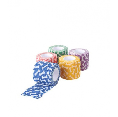 Bandáž KRUUSE Fun-Flex Bones 5 cm x 4,5 m