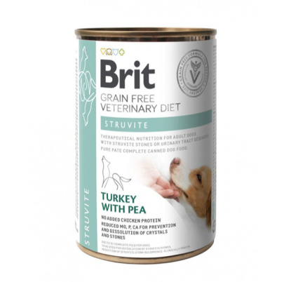 Brit Veterinary Diets GF dog Struvite 400 g konzerva