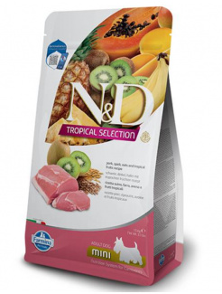 Farmina N&D dog TROPICAL SELECTION (AG) adult mini, pork 5 kg