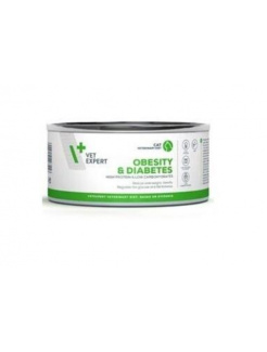VetExpert VD cat 4T Obesity& Diabetes konzerva 100 g