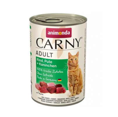 Animonda CARNY® cat Adult hovädzie, morka a králik 200 g konzerva