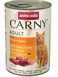 Animonda CARNY® cat Adult hovädzie a kura 