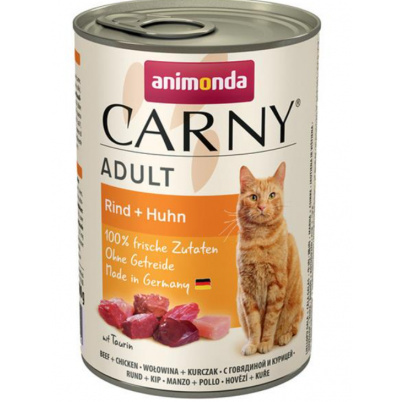 Animonda CARNY® cat Adult hovädzie a kura 