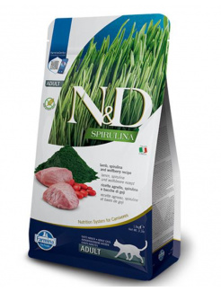 Farmina N&D cat SPIRULINA (GF) adult, lamb 1,5 kg