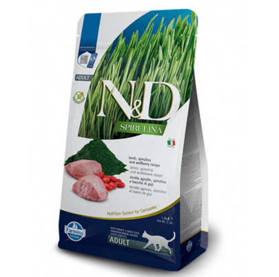 Farmina N&D cat SPIRULINA (GF) adult, lamb 1,5 kg