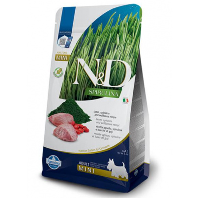 Farmina N&D dog SPIRULINA (GF) adult mini, lamb 2 kg