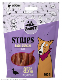 Pamlsok Mr. Bandit duck strips 500g