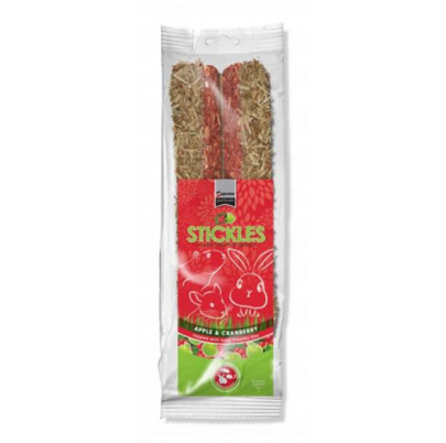 Pamlsok SUPREME hlodavce Stickle Apple & Cranberry ZB 100g