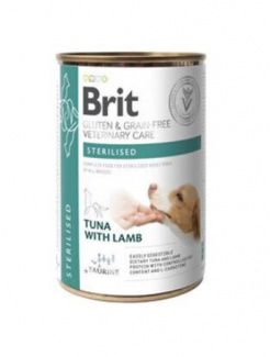 Brit Veterinary Diets GF dog Cans Gluten & Grain free Sterilised 400 g