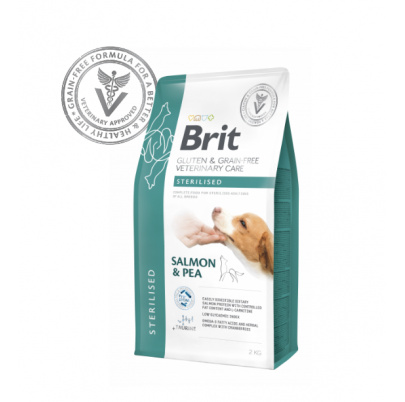 Brit Veterinary Diets GF dog Sterilised 2 kg