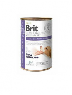 Brit Veterinary Diets GF dog Cans Gluten & Grain free Gastrointestinal-low fat 400 g