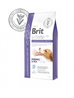 Brit Veterinary Diets GF dog Gastrointestinal-Low fat 2 kg