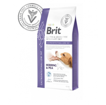 Brit Veterinary Diets GF dog Gastrointestinal-Low fat 2 kg