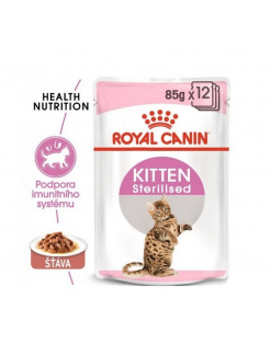 Royal Canin KITTEN STERILIZED 12X85g gravy