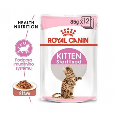 Royal Canin KITTEN STERILIZED 12X85g gravy