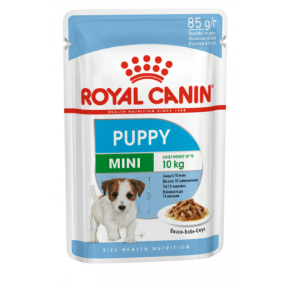 Royal canin MINI PUPPY GRAVY 12x85 g kapsičky