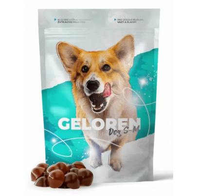 Geloren žuvacie tablety na kĺby pre psov veľkosť S-M 60 ks (exp. 04.2026) posledný kus