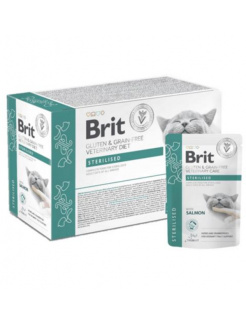 Brit VD Gluten & Grain-Free Cat Pouch Fillets in Gravy Sterilised 12 x 85 g