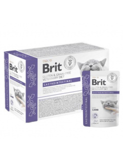 Brit VD Gluten & Grain-Free Cat Pouch Fillets in Gravy Gastrointestinal 12 x 85 g