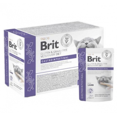 Brit VD Gluten & Grain-Free Cat Pouch Fillets in Gravy Gastrointestinal 12 x 85 g
