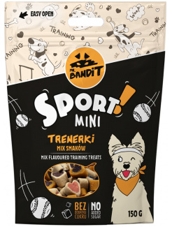 Pamlsok Mr. Bandit sport mini mix flavour training treats 150g