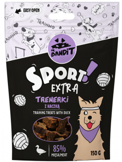 Pamlsok Mr. Bandit sport extra with duck training treats 150g