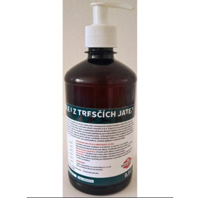 Olej z treščej pečene ZEUS 500 ml
