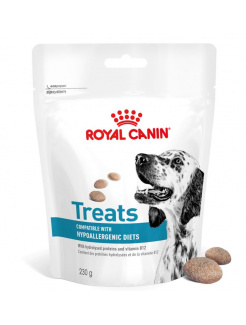 Royal Canin Hypoallergenic maškrty 230g 