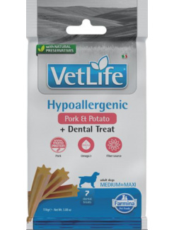 Pamlsok Farmina Vet Life Dog Hypo Pork Potato Adult medium & maxi 100g(exp. 22.05.2026) posledné 2 kusy
