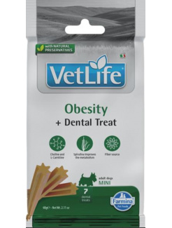 Pamlsok Farmina Vet Life Dog Obesity Adult Mini 60g(05.06.2026) posledný 1 kus