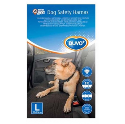 Autopás bezpečnostný DUVO+ Harness L 70 - 95 cm(posledný kus)