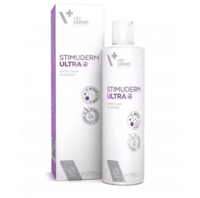 VetExpert Stimuderm ultra šampón pre krátkosrsté plemená psov 250 ml