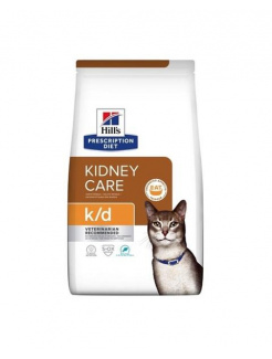HILLS Diet Feline k/d tuniak Dry 1,5 kg