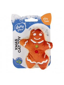 Hračka DUVO+ Vianočný perník s catnipom dievča 6,4 x 8 x 3 cm