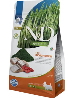 Farmina N&D dog SPIRULINA (GF) adult mini herring and goji 