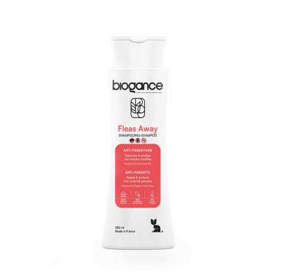 BIOGANCE Fleas Away Cat shampoo 250 ml (Repelentný šampón proti parazitom pre mačky) 