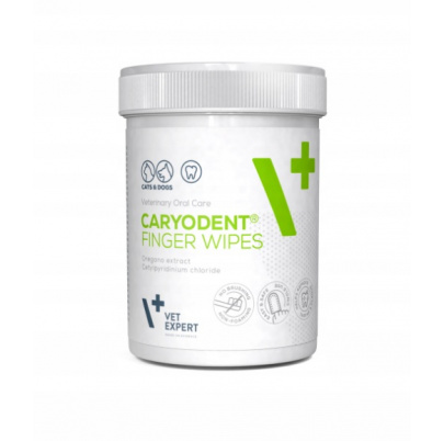 VetExpert Caryodent finger wipes 50ks