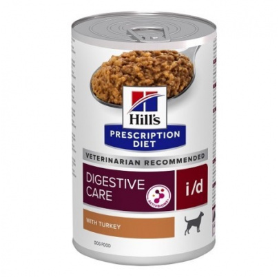 HILLS Diet Canine i/d KONZ s morčacím mäsom 12x360 g 