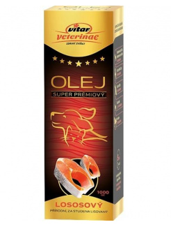 Olej lososový VITAR Veterinae 1000 ml