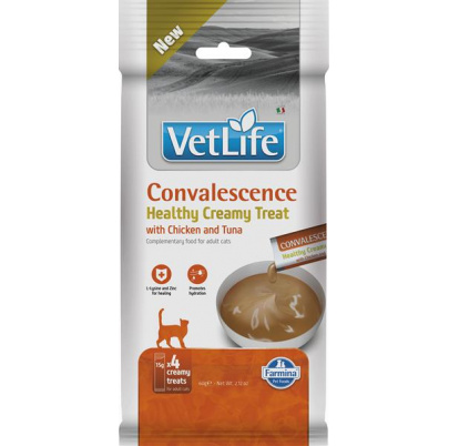Pamlsok Farmina Creamy Vet Life Cat Convalescence with Chicken & Tuna 60 g