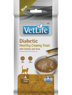 Pamlsok Farmina Creamy Vet Life Cat Diabetic with Chicken & Tuna 60 g