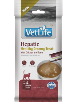 Pamlsok Farmina Creamy Vet Life Cat Hepatic with Chicken & Tuna 60 g