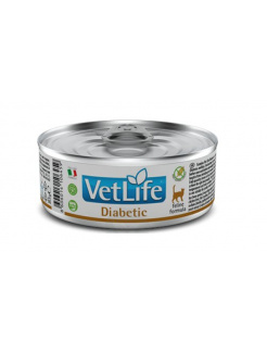 Farmina Vet Life cat diabetic konzerva 85 g (exp. 31.08.2026) posledných 6 ks 