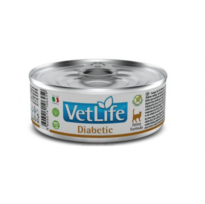 Farmina Vet Life cat diabetic konzerva 85 g (exp. 31.08.2026) posledných 6 ks 