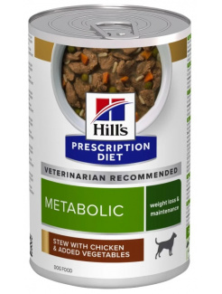 HILLS Diet Canine Metabolic stew chicken & vegetables konzerva 354 g 