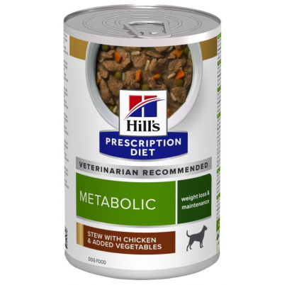 HILLS Diet Canine Metabolic stew chicken & vegetables konzerva 354 g 