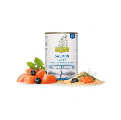 ISEGRIM dog Adult Salmon with Millet, Blueberries & Wild Herbs 